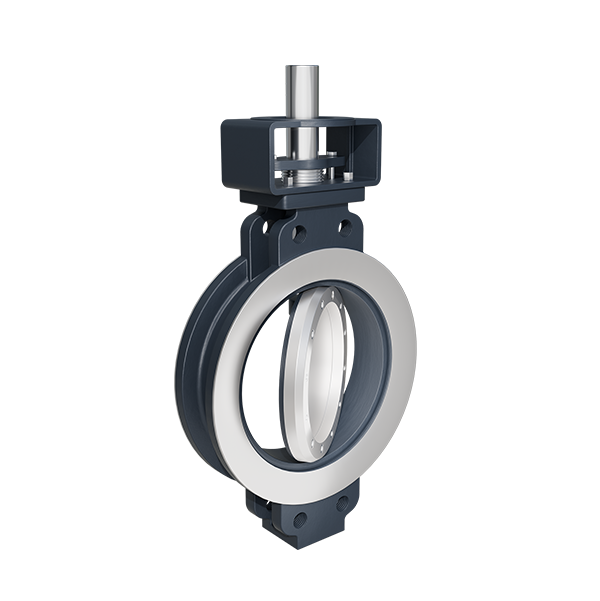 三偏心全金属对夹双向压蝶阀